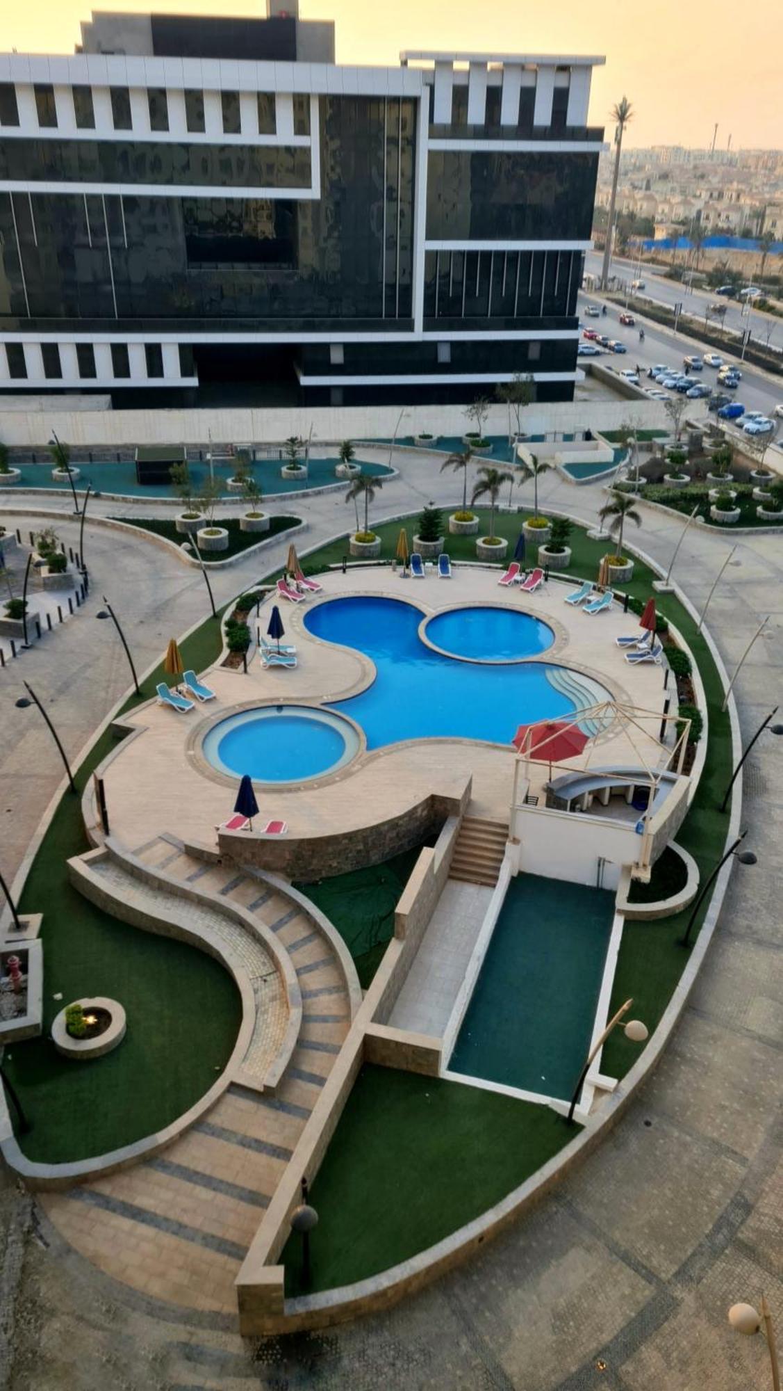 Axxodia- Duplex Porto New Cairo Aparthotel Exteriör bild